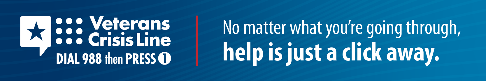 Veterans Crisis Line dial 988 then press 1, Veterans Crisis Line dial nine eight eight then press one